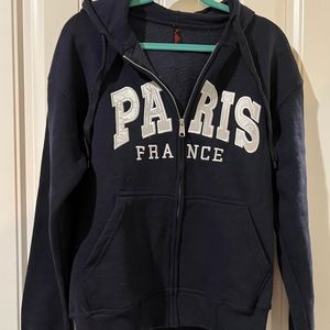 Zip up hoodie Paris France